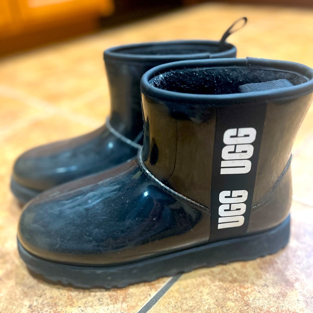 Black Clear UGG boots